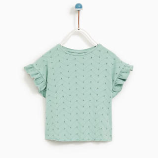 ザラキッズ(ZARA KIDS)のzara baby 刺繍入りTシャツ(Ｔシャツ)