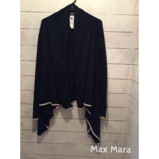 マックスマーラ(Max Mara)のマックスマーラ Max Mara カーディガン 黒 ロング(カーディガン)