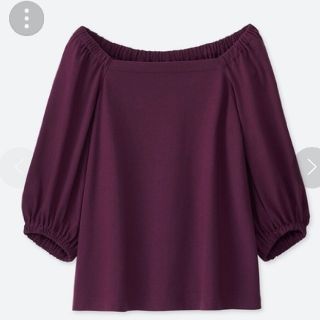 ユニクロ(UNIQLO)の未使用新品　2wayオフショルダーT(カットソー(長袖/七分))