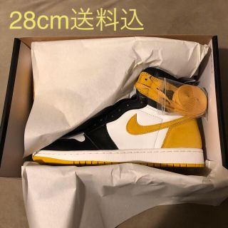 ナイキ(NIKE)のNIKE AIR JORDAN 1 RETRO YELLOW 28cm(スニーカー)