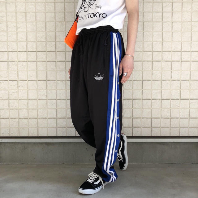 adidas - used 90s adidas サイドライン トラックパンツ メンズ Lの