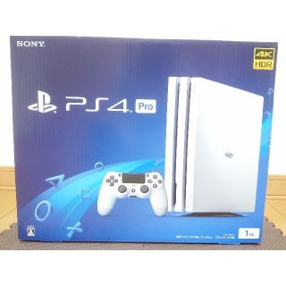 プレイステーション4(PlayStation4)の新品･未使用 PS4 Pro 本体 グレイシャーホワイト(家庭用ゲーム機本体)