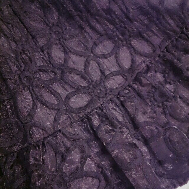 MURUA(ムルーア)のMURUA*大花柄チュールスカート レディースのスカート(ミニスカート)の商品写真