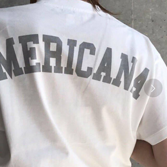 Americana アメリカーナバックロゴtシャツの通販 By Tkmh S Shop アメリカーナならラクマ