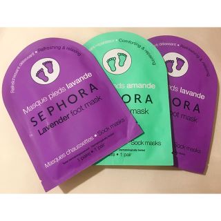 セフォラ(Sephora)のSEPHORA フットマスク 3セット(フットケア)