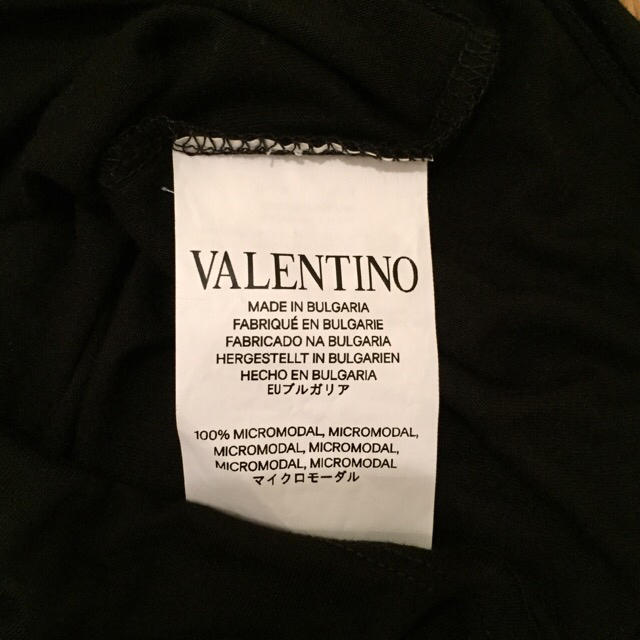 RED VALENTINO(レッドヴァレンティノ)の美品 RED VALENTINO 黒Tシャツ レディースのトップス(Tシャツ(半袖/袖なし))の商品写真