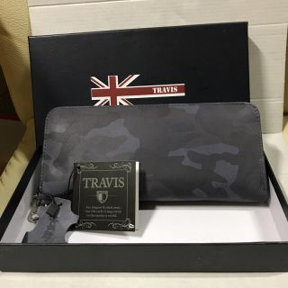 TRAVIS 本羊革 迷彩柄 長財布 男女兼用(長財布)