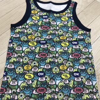 スキップランド(Skip Land)の新品♡スキップランド♡タンクトップ♡モンスターズユニバーシティ♡MU総柄♡可愛い(Tシャツ/カットソー)