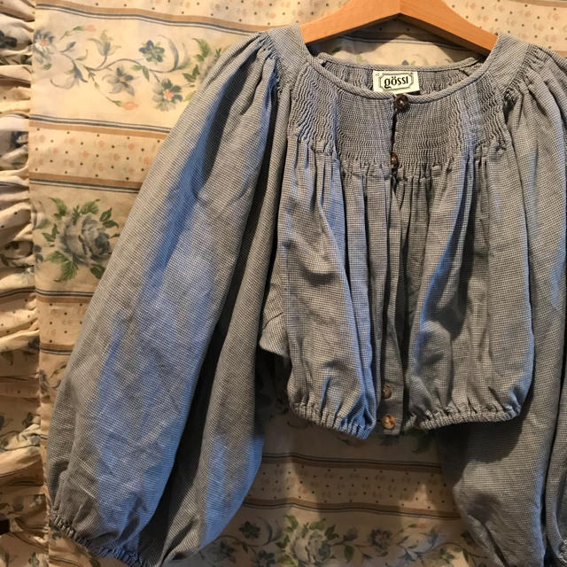 シャツ/ブラウス(長袖/七分)france vintage blouse.