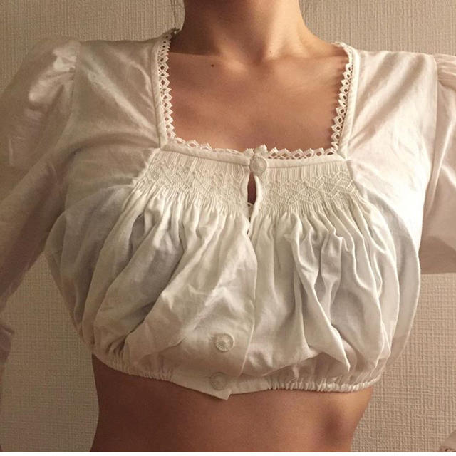 france vintage blouse.