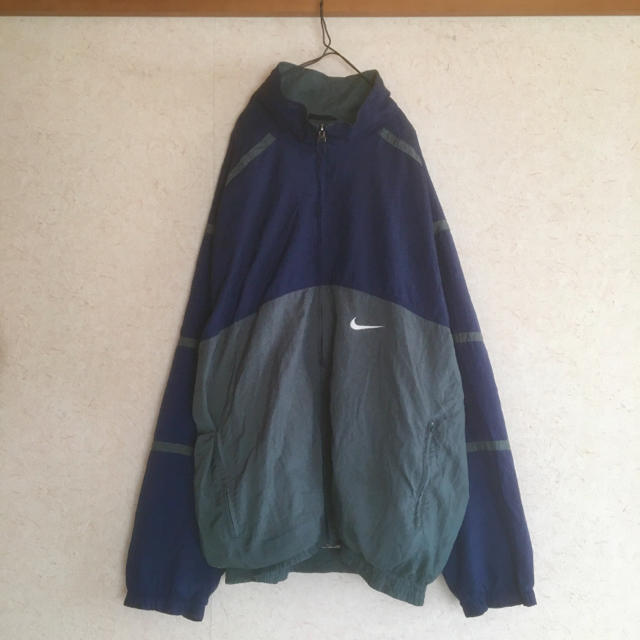 NIKE vintage90's Nylon Jackets XL 銀タグ - ナイロンジャケット