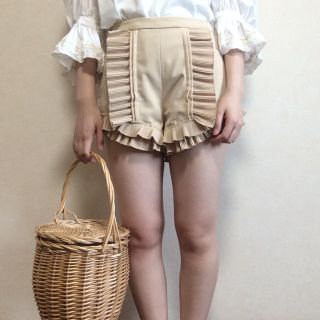 リリーブラウン(Lily Brown)のフリルショートパンツ(ショートパンツ)