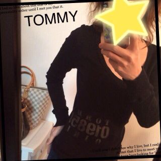 トミーガール(tommy girl)のTOMMY☆黒トップス(カットソー(長袖/七分))