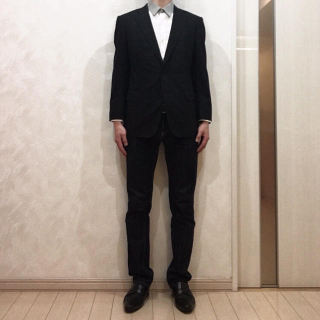 THE SUIT COMPANY(スーツカンパニー)の【THE SUIT COMPANY】ストライプテーラードジャケット メンズのスーツ(スーツジャケット)の商品写真