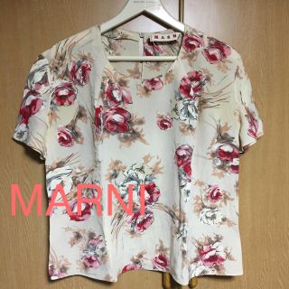 マルニ(Marni)のマルニ 花柄 カットソー(シャツ/ブラウス(半袖/袖なし))