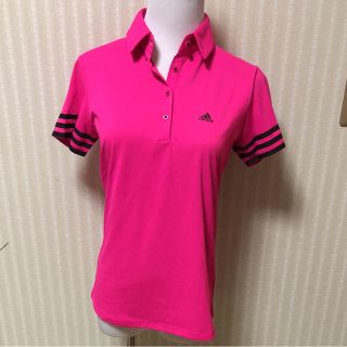 アディダス(adidas)のadidas golfアディダスゴルフ/新品ピンクポロシャツ人気アン・シネ韓国風(ウエア)