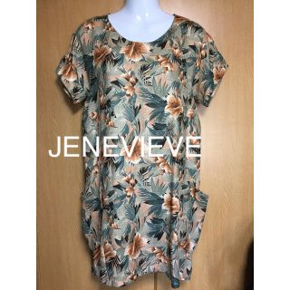 ジュネヴィエーブ(JENEVIEVE)のJENEVIEVE ボタニカル ワンピース(ひざ丈ワンピース)