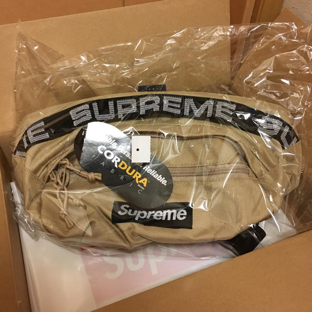 supreme 18ss ウエストバッグ タン waist bag tan