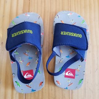 クイックシルバー(QUIKSILVER)のQUIKSILVER ビーチサンダル　14㎝(サンダル)