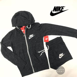 ナイキ(NIKE)の【送料無料】NIKE ロゴ スウェット セットアップ ダークグレー(ルームウェア)