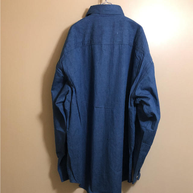 ISSEY MIYAKE(イッセイミヤケ)の新古品 90s im イッセイミヤケ デニムシャツ Ｓ メンズのトップス(Tシャツ/カットソー(半袖/袖なし))の商品写真