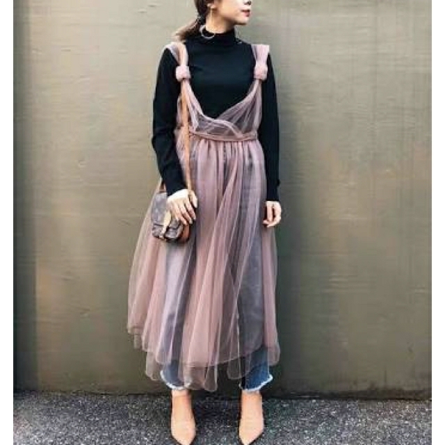 新品 タグ付き  アメリヴィンテージ　ROMANTIC TULLE DRESS