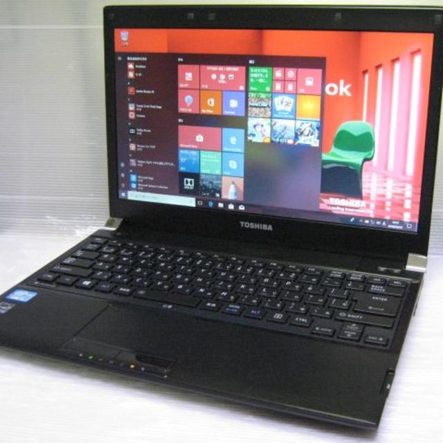 東芝 - ラクマ限定特価☆美品♪ 超軽量薄型 SSD搭載ハイスペックパソコン★人気ブラック