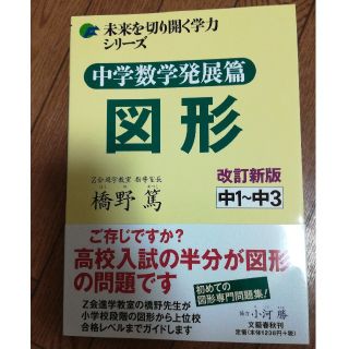 ブンゲイシュンジュウ(文藝春秋)のmataso様用方程式編とのセット　未来を切り開く学力シリーズ中学数学発展篇図形(語学/参考書)