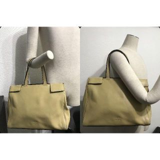 プラダ(PRADA)の●18.5万プラダ高級ビジネスバッグ総レザー革ベルクロブリーフケース外ポケ良好↑(ビジネスバッグ)