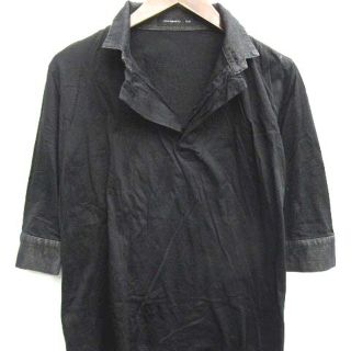 ヨウジヤマモト(Yohji Yamamoto)のyohji yamamoto noir ポロシャツ 黒(ポロシャツ)