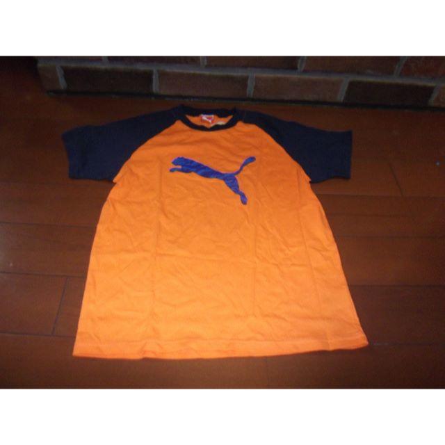 PUMA(プーマ)の新品　プーマ　PUMA　半袖　Tシャツ　サイズ150　オレンジ キッズ/ベビー/マタニティのキッズ服男の子用(90cm~)(Tシャツ/カットソー)の商品写真