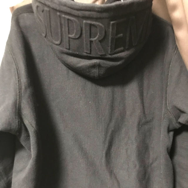 supreme embossed logo hooded