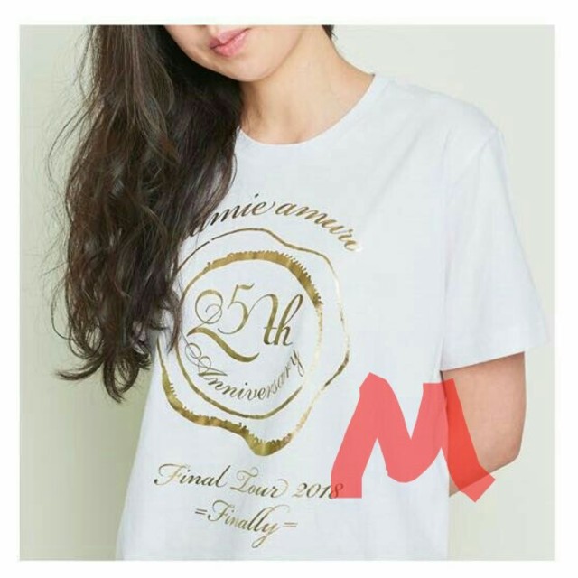 安室奈美恵 ファンクラブ限定 Tシャツ Mサイズ 白