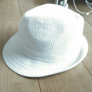 カンゴール(KANGOL)のKANGOL メッシュ地　ホワイトハット(ハット)