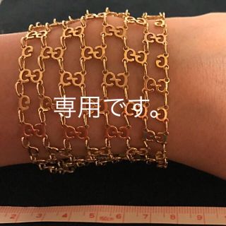 グッチ(Gucci)のGUCCI グッチ 18K 幅広ブレスレット ゴージャスです(ブレスレット/バングル)