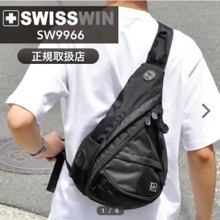 スイスウィン(SWISSWIN)の【新品未使用✨未開封】SWISSWIN ボディバッグ (ショルダーバッグ)