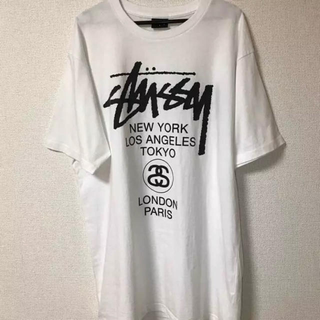 新品入荷 STUSSY - 【美品】STUSSY ステューシー Tシャツ ワールド