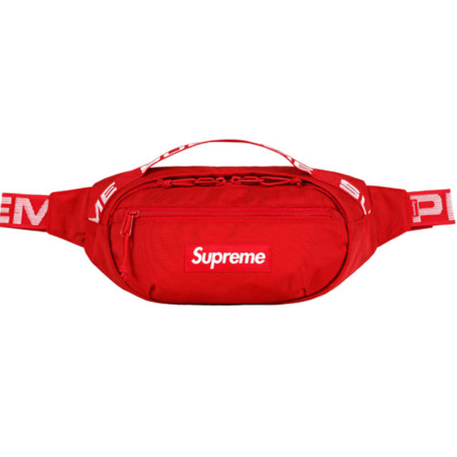 Supreme 18ss Waist Bag Red ウエストバッグ 赤