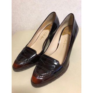 コールハーン(Cole Haan)のコールハーン レディース ブラウン エナメル 7 1/2 AA (ハイヒール/パンプス)