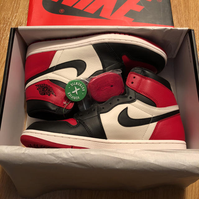 【新品･送料込】28.5 NIKE Jordan 1 bred toe