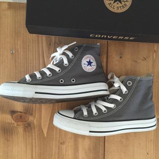 コンバース(CONVERSE)のコンバース 23cm ハイカット グレー CONVERSE (スニーカー)