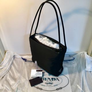 プラダ(PRADA)の美品 PRADA プラダ トートバッグ B8724 METROPOLI NERO(トートバッグ)