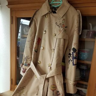 BURBERRY - 売りつくしsale☆バーバリー スケッチプリント トレンチ