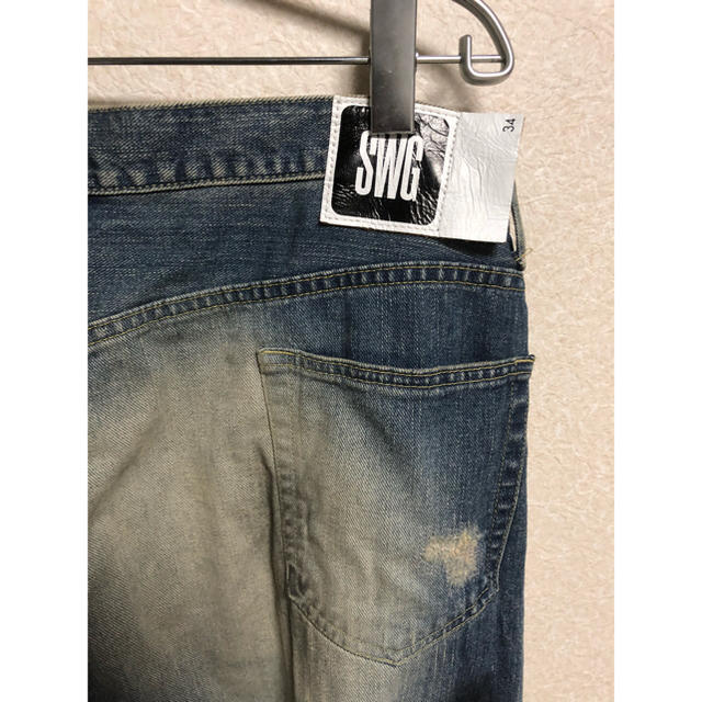 SWAGGER(スワッガー)のスワッガー、未使用、デニムジーンズ、W34、SWAGGER メンズのパンツ(デニム/ジーンズ)の商品写真