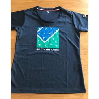 フィラ(FILA)のFILA 未使用テニスウエア サイズL Tシャツ ロゴ入り レディース(ウェア)