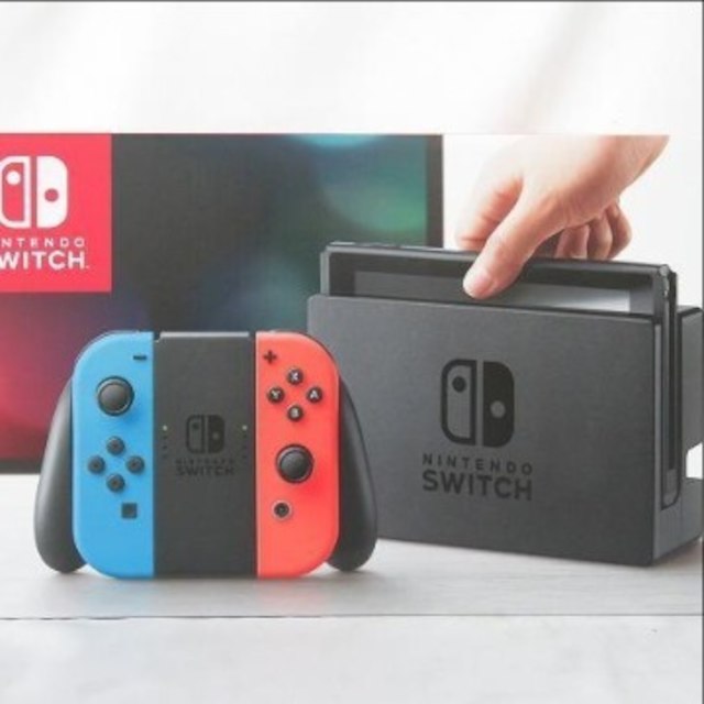 パソコン 新品送料込！4台 switch 印なし ネオンブルー レッド