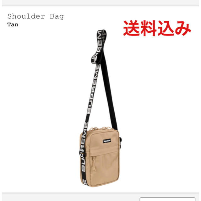 送料込み！ supreme shoulder Bag 18ss tan