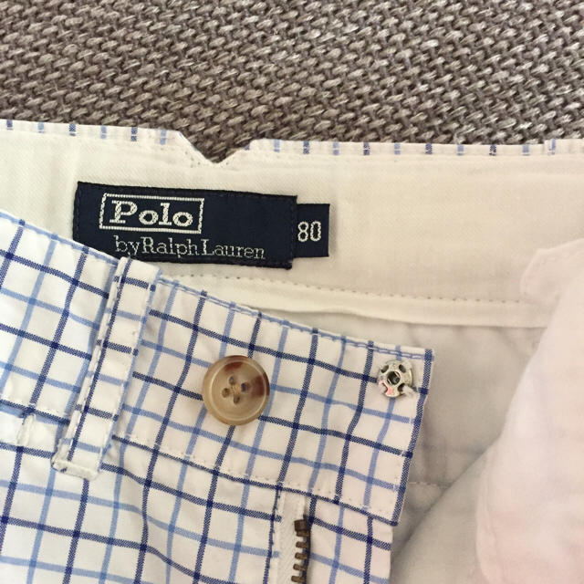 POLO RALPH LAUREN(ポロラルフローレン)の美品 ラルフローレン☆パンツ80㎝ キッズ/ベビー/マタニティのベビー服(~85cm)(パンツ)の商品写真