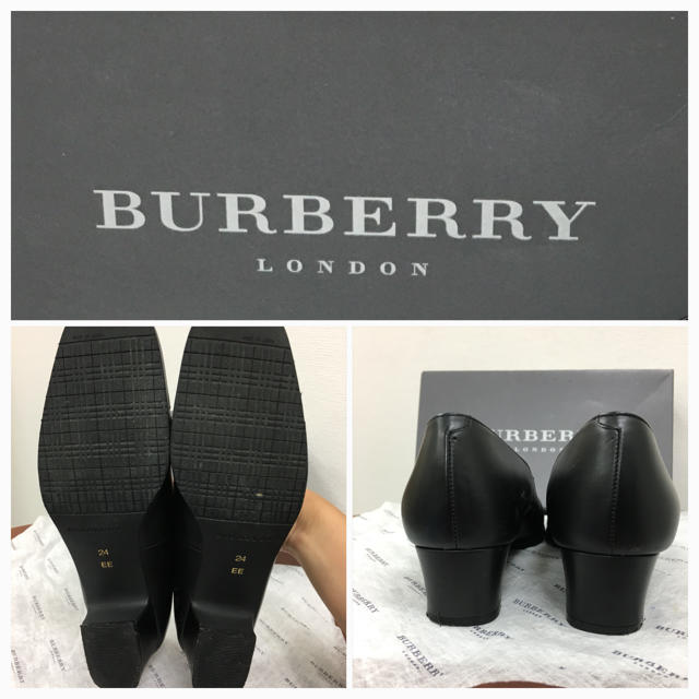 BURBERRY(バーバリー)の★じゅん 様 専用商品★｟中古品｠BURBERRY パンプス 24 EE  レディースの靴/シューズ(ハイヒール/パンプス)の商品写真