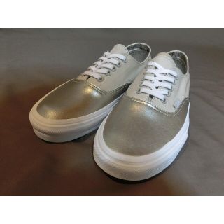 ヴァンズ(VANS)のつま先メタリック キャンバス バンズ【Authentic Decon】25.5㌢(スニーカー)